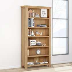 Dundee Glencoe Oak 180cm Bookcase
