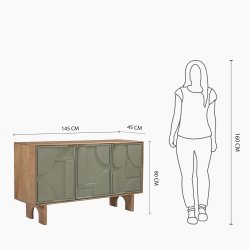 Trampoline Pixel Tree Door Cabinet