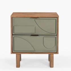 Trampoline Pixel 2 Drawer Side Table/Bedside Cabinet