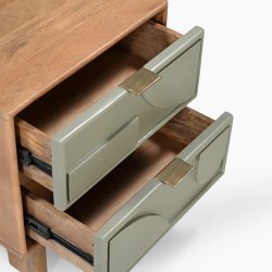 Trampoline Pixel 2 Drawer Side Table/Bedside Cabinet