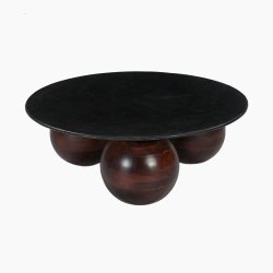 Trampoline Chloe Black Marble Top Coffee Table