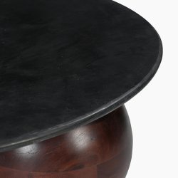 Trampoline Chloe Black Marble Top Coffee Table