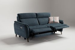Marinelli Chloe 3 Seater Power Sofa with Manual Headrest