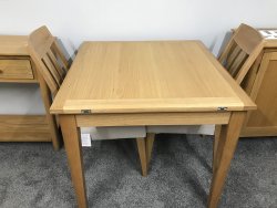 Hardwick Flip Top  Extending Dining Table & Camberley Dining Chairs