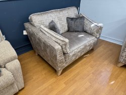 Royal Designs Hampton 3 Seater Sofa, Snuggler Chair & Footstool