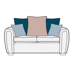 Alstons Memphis 2 Seater Pillow Back Settee