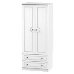 Welcome Crystal 2'6'' 2 Drawer Wardrobe