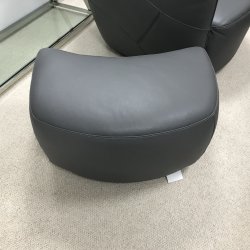 Pepe Swivel Chair and Footstool