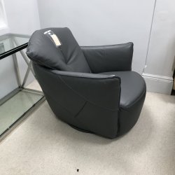 Pepe Swivel Chair and Footstool