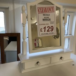 Nicole Dressing Table/Bedroom Mirror