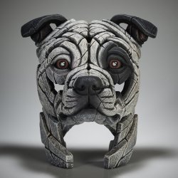 Staffordshire Bull Terrier Bust Brindle