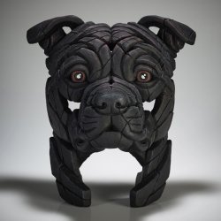 Staffordshire Bull Terrier Bust Brindle