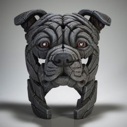 Staffordshire Bull Terrier Bust Brindle