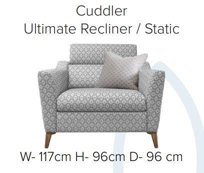 Highland Otis Fixed Cuddler Sofa