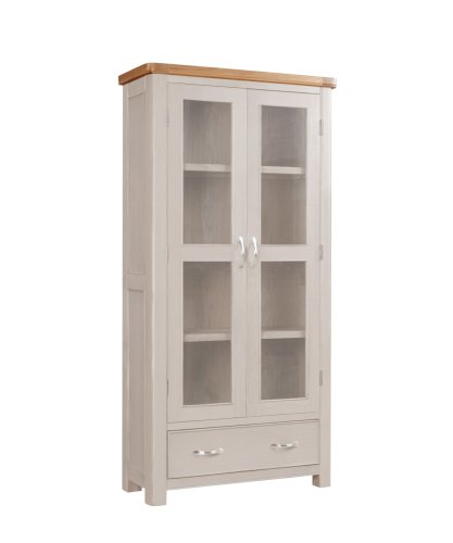 Dundee Oban Painted Display Cabinet with Glass Door