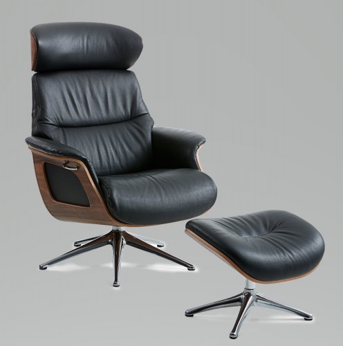 Flexlux Clement Manual Recliner Chair with Footstool