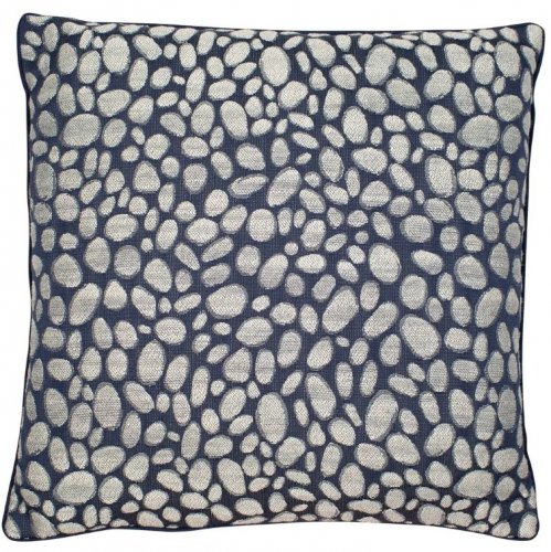Malini Pebbles Blue Cushion