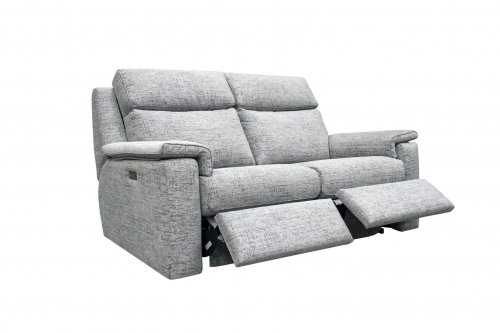 G Plan Ellis Large Sofa Electric Recliner with Headrest and Lumbar