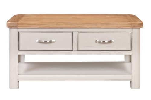 Dundee Oban Painted Coffee Table with 2 Drawers