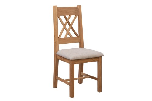 Dundee Oban Painted Pair of Cross Back Chairs