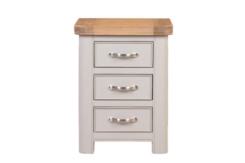 Dundee Oban Painted Bedside with 3 Drawers