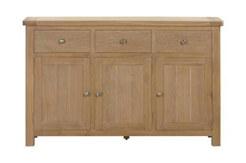 Dundee Glencoe Oak 3 Door Sideboard