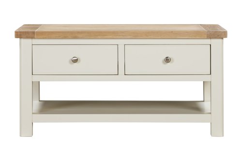 Dundee Glencoe Painted Coffee Table with 2 Drawers