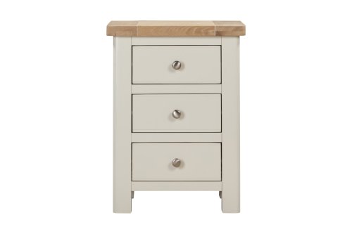 Dundee Glencoe Painted 3 Drawer Bedside