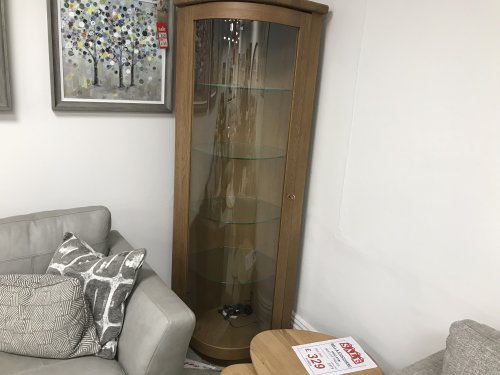 Clemence Richards Sorento Corner Display Cabinet