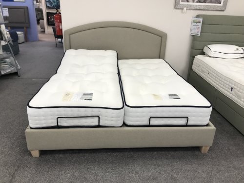 Opera 6'0" Eden Adjustable Bed with Mattresses and Headboard