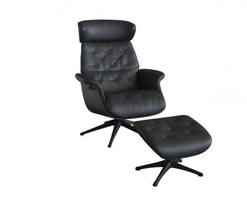 Flexlux Volden Manual Recliner Chair with Footstool