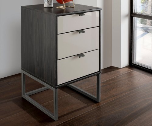 Wiemann Quito 3 Drawer Bedside Cabinet with Legs