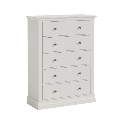 Bordeaux 2 over 4 Chest of Drawers - Cotton