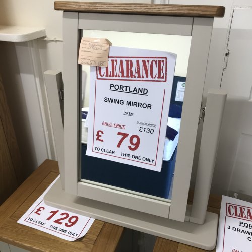 Portland Dressing Table Swing Mirror