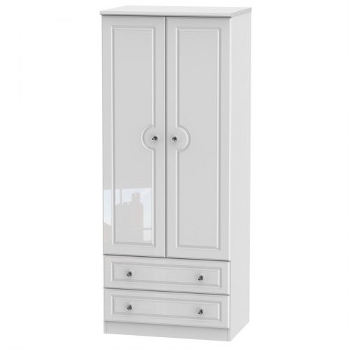 Welcome Balmoral Tall 2'6'' 2 Drawer Wardrobe