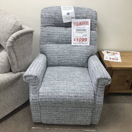 Celebrity Sandhurst Single Motor Power recliner