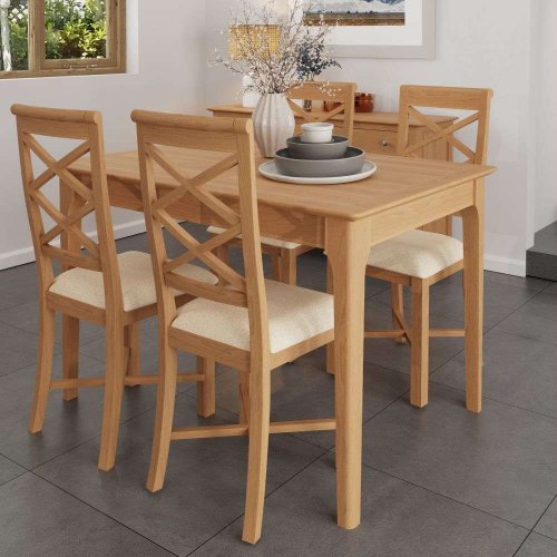 Kendal 120cm Butterfly Extending Dining Table
