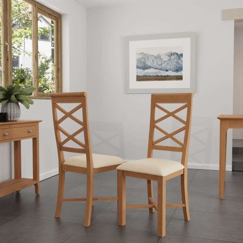 Kendal Double Cross Back Dining Chair