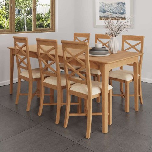 Kendal 160cm Butterfly Extending Dining Table