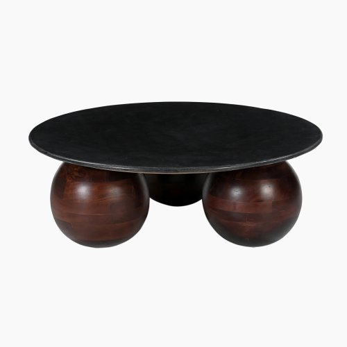 Trampoline Chloe Black Marble Top Coffee Table