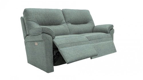 G Plan Seattle 2 Seater Electric Recliner Sofa with Double Lumbar