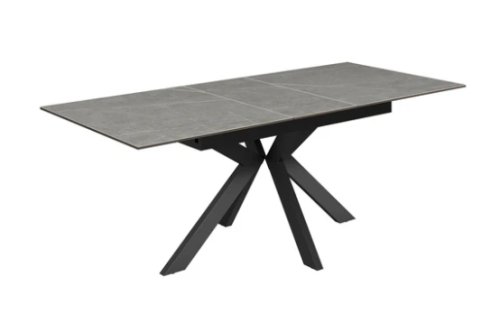 Aramis 130-170cm Matt Grey  Ceramic Extending Dining table
