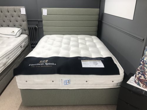 Harrison 5'0" Lotus Mattress & 2 Drawer Divan & Miami Floor Standing Headboard
