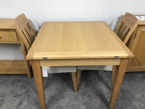 Hardwick Flip Top  Extending Dining Table & Camberley Dining Chairs