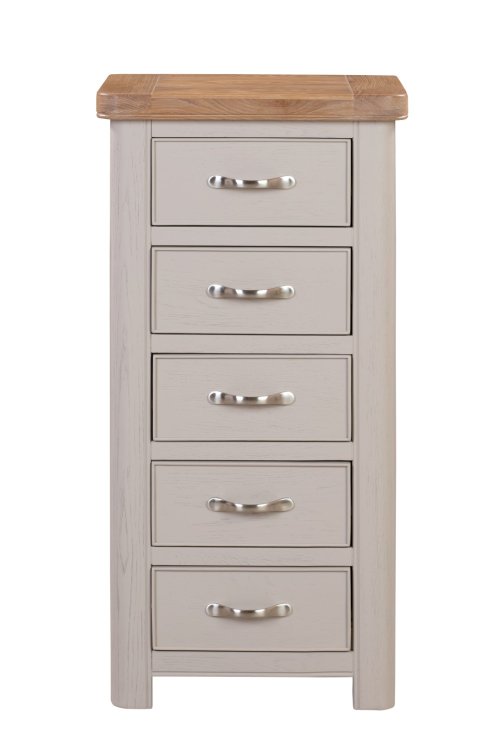 Dundee Oban Painted Tall Chest 5 Drawers