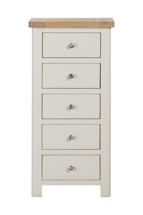 Dundee Glencoe Painted 5 Drawer Tall Chest