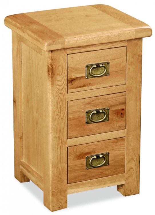 Clumber 3 Drawer Bedside