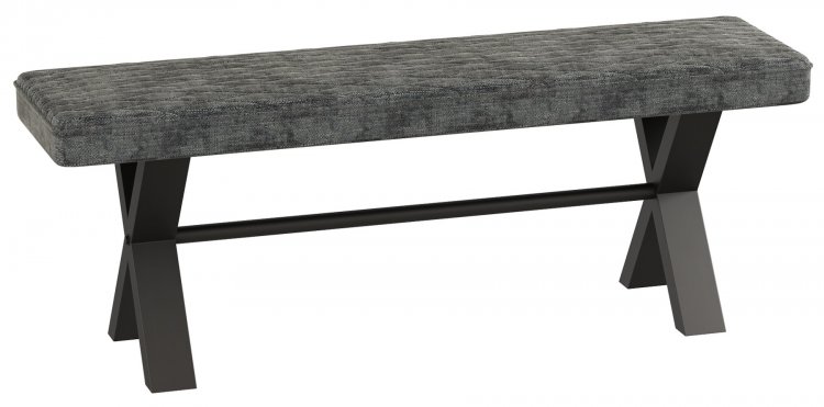 Delta Stone Upholstered Bench - 140cm