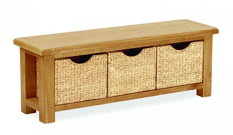 Clumber Bench with Baskets