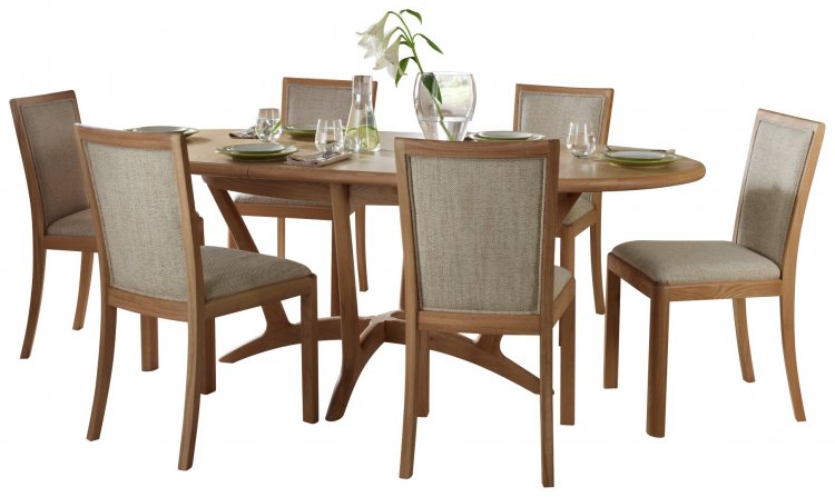 Helsinki Oval Extending Dining Table